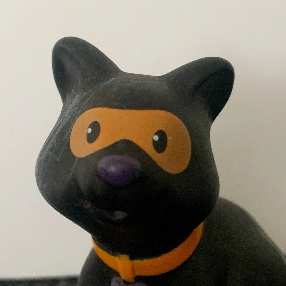 Fisher Price Little People Halloween Black Cat RARE